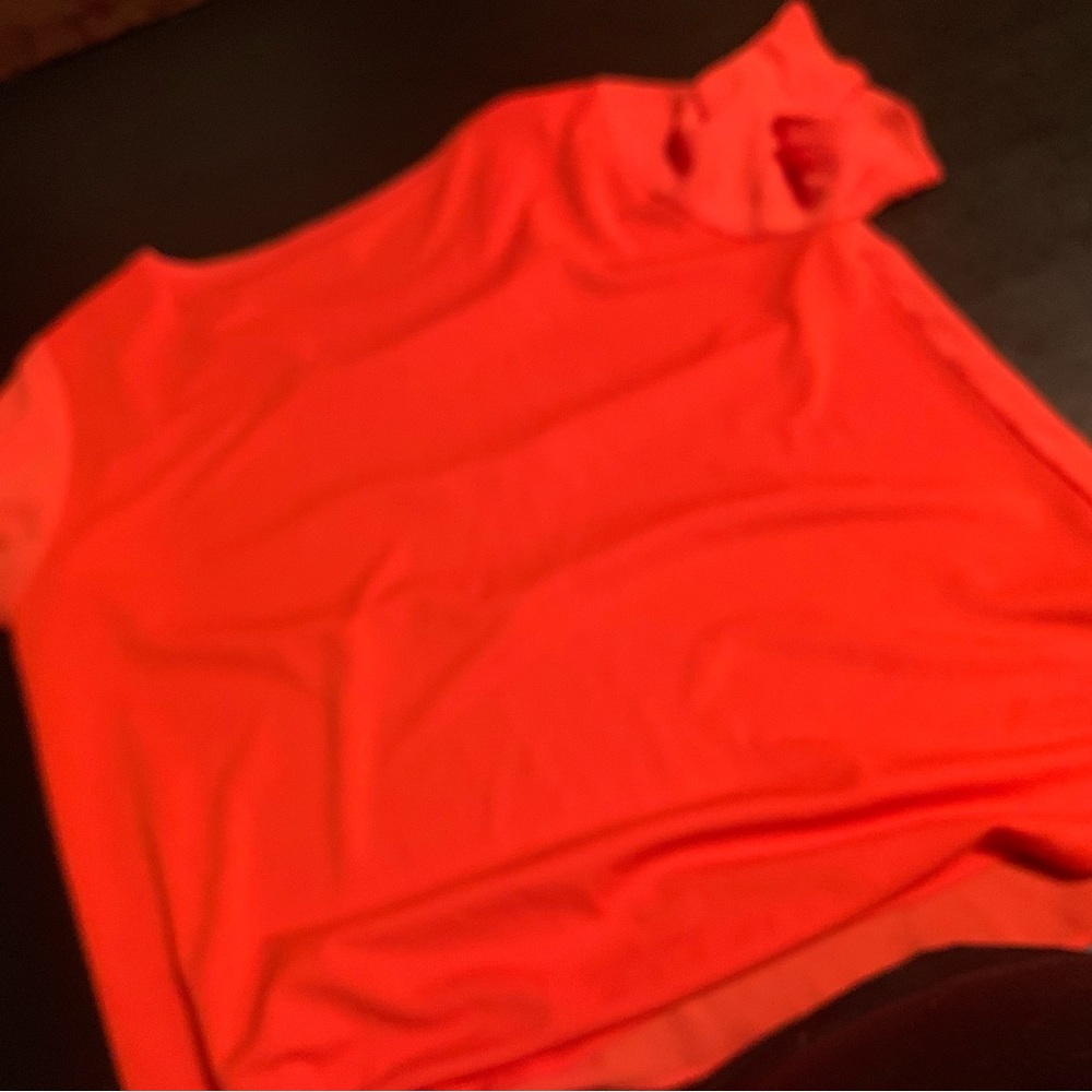 NWOT Orange Ann Taylor Blouse - Picture 3 of 3